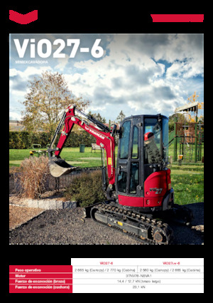 Minikotrók Yanmar ViO27LW-6 