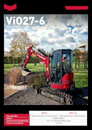Minikotrók Yanmar ViO27LW-6 