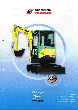 Minikotrók Yanmar VIO 30