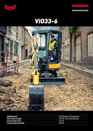 Minikotrók Yanmar VIO 33-6 CR