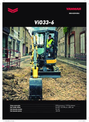 Minikotrók Yanmar VIO 33-6 CR