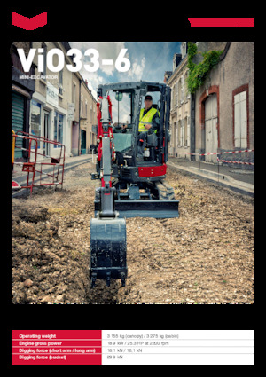 Minikotrók Yanmar ViO33-6 