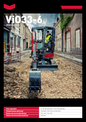 Minikotrók Yanmar ViO33-6 