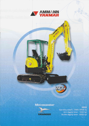 Minikotrók Yanmar VIO 35