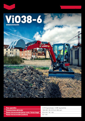 Minikotrók Yanmar ViO38-6 