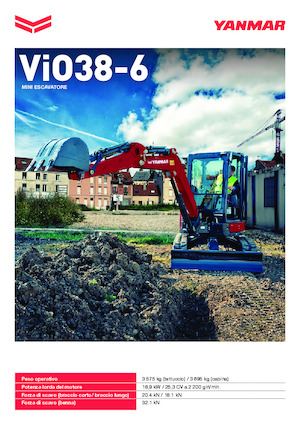 Minikotrók Yanmar ViO38-6 