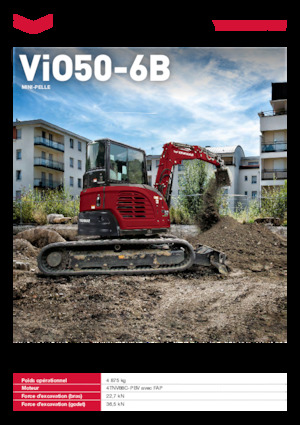 Minikotrók Yanmar ViO50-6B