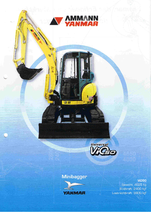 Minikotrók Yanmar VIO 50 Univ