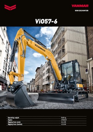 Minikotrók Yanmar VIO 57-6 BCR