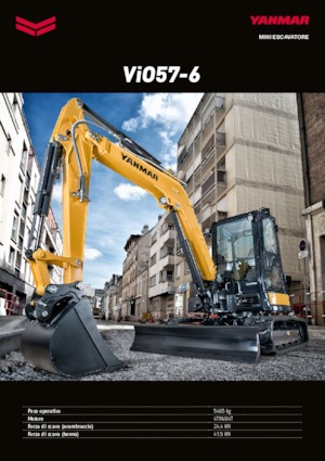 Minikotrók Yanmar VIO 57-6 BCR