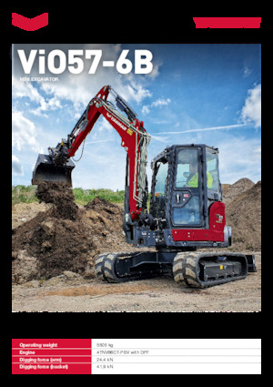 Minikotrók Yanmar ViO57-6B 