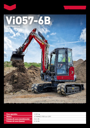 Minikotrók Yanmar ViO57-6B 