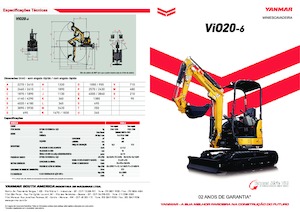 Minikotrók Yanmar ViO20-6