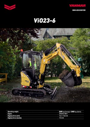 Minikotrók Yanmar ViO23-6