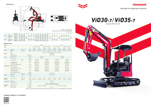 Minikotrók Yanmar Vio30-7 