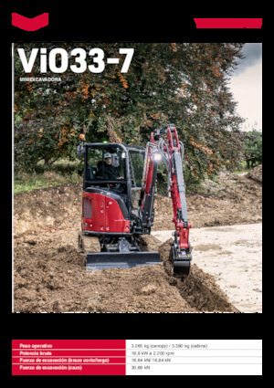 Minikotrók Yanmar ViO33-7