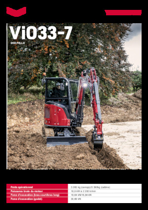 Minikotrók Yanmar ViO33-7