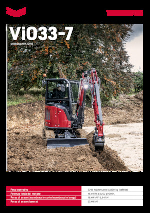 Minikotrók Yanmar ViO33-7