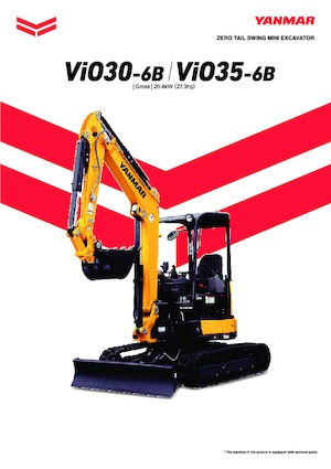 Minikotrók Yanmar Vio30-6B 