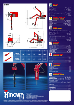 Minikotrók Hinowa VT 4000
