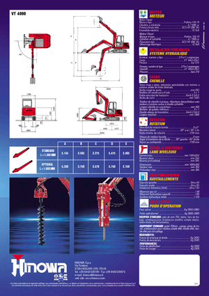 Minikotrók Hinowa VT 4000