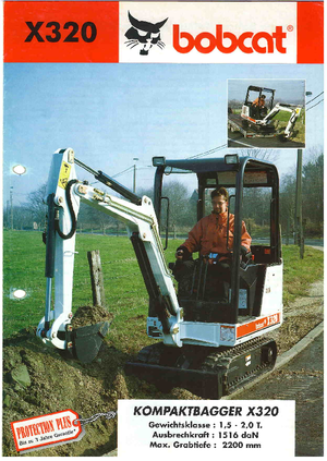 Minikotrók Bobcat X 320
