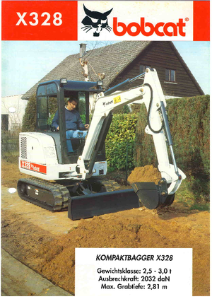 Minikotrók Bobcat X 328