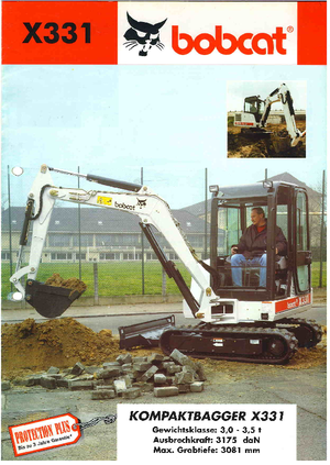 Minikotrók Bobcat X 331
