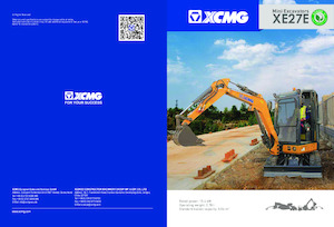 Minikotrók XCMG XE27E Cabin