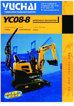 Minikotrók Yuchai YC08-8