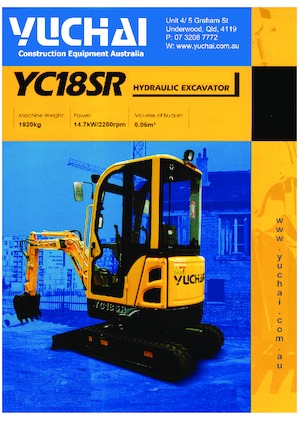 Minikotrók Yuchai YC18SR