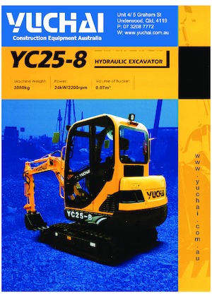Minikotrók Yuchai YC25-8