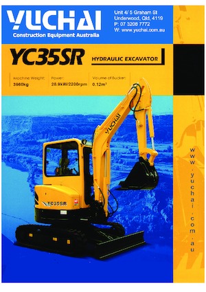 Minikotrók Yuchai YC35SR
