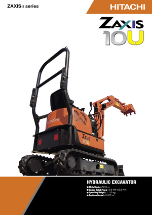 Minikotrók Hitachi ZX10U-2