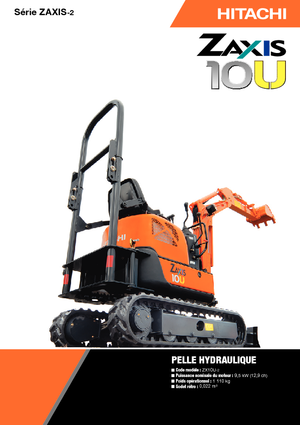 Minikotrók Hitachi ZX10U-2