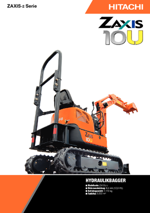 Minikotrók Hitachi ZX10U-2