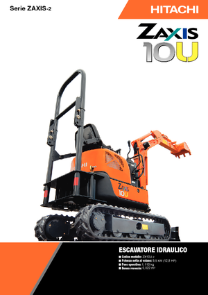Minikotrók Hitachi ZX10U-2