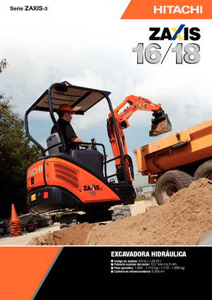 Minikotrók Hitachi ZX 18-3