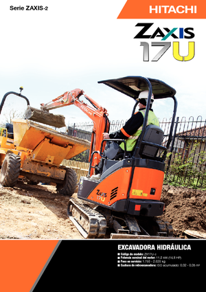 Minikotrók Hitachi ZX 17 U-2