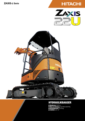 Minikotrók Hitachi ZX 22 U-2