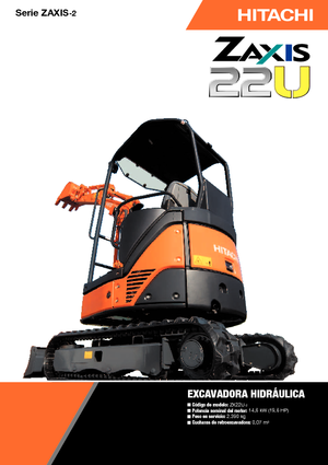Minikotrók Hitachi ZX 22 U-2