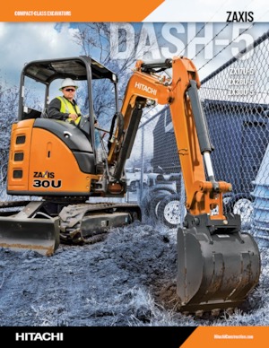 Minikotrók Hitachi ZX26U-5