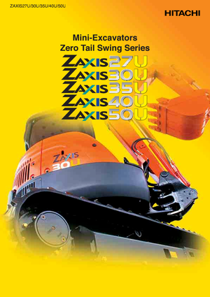 Minikotrók Hitachi ZX 27 U-2