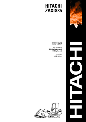 Minikotrók Hitachi ZX 35 U-2