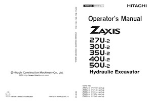 Minikotrók Hitachi ZX 40 U-2