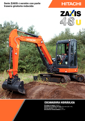 Minikotrók Hitachi ZX 48 U 3