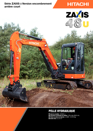 Minikotrók Hitachi ZX 48 U 3