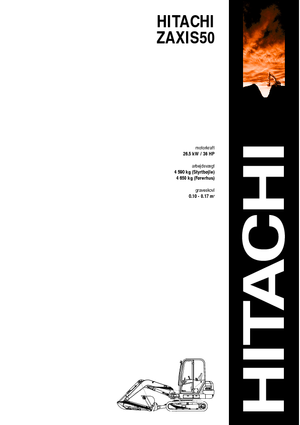 Minikotrók Hitachi ZX 50