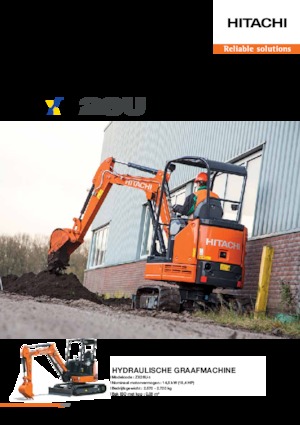 Minikotrók Hitachi ZX26U-5