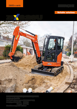 Minikotrók Hitachi ZX26U-6